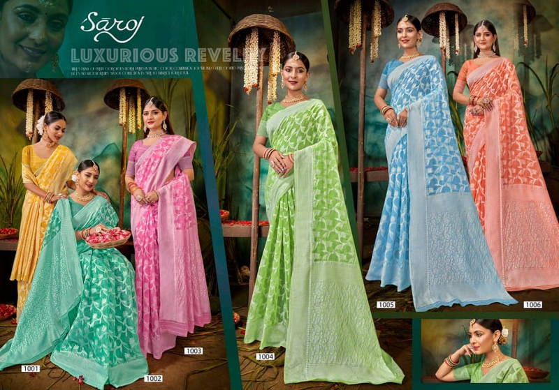 Ocean Cotton Vol 4 By Saroj Soft Cotton Rich Pallu Designer Sarees Wholesale Shop In Surat